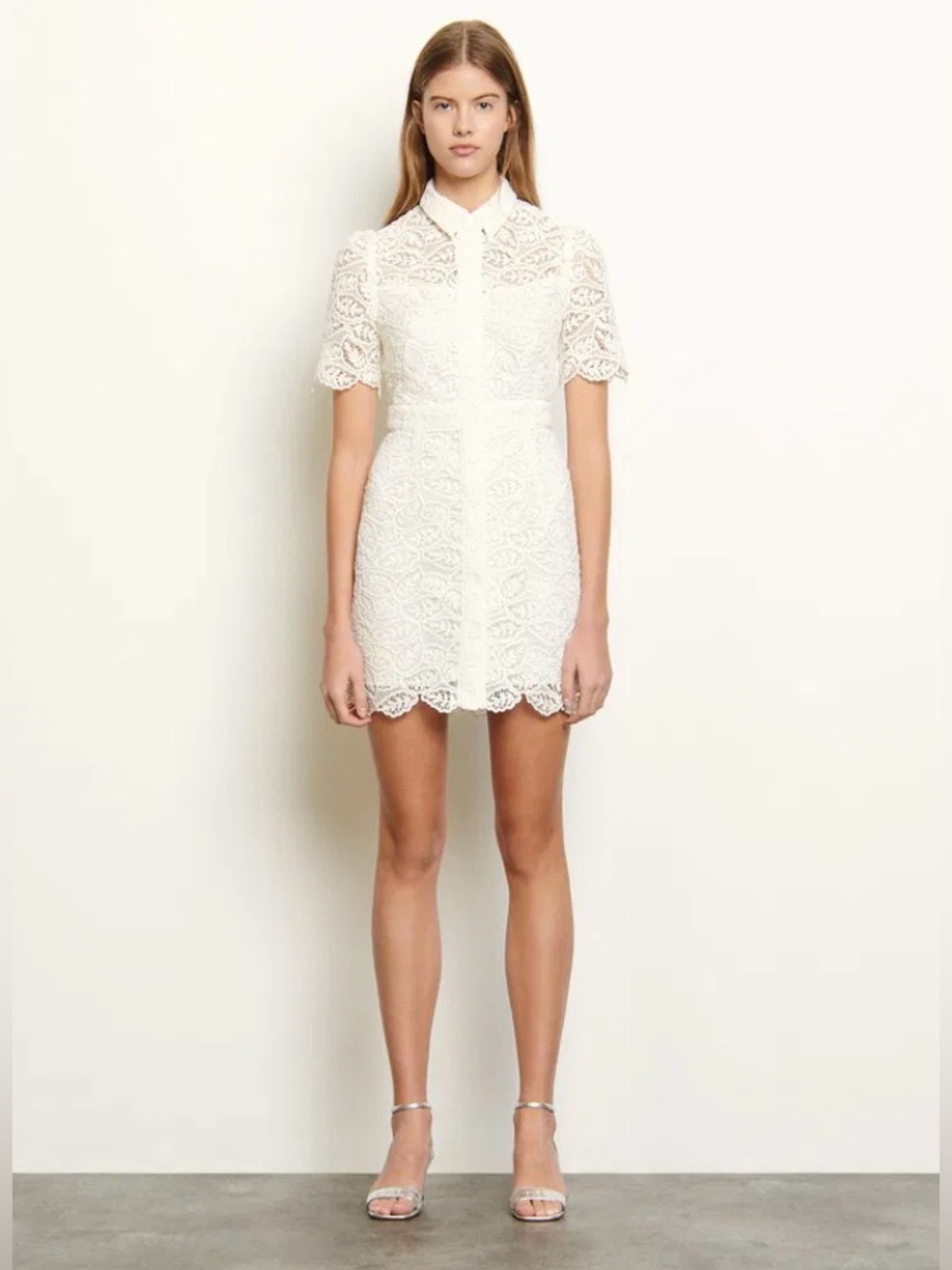 Sandro Lace Shirt Dress